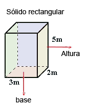 calcular area de un rectangulo 3d