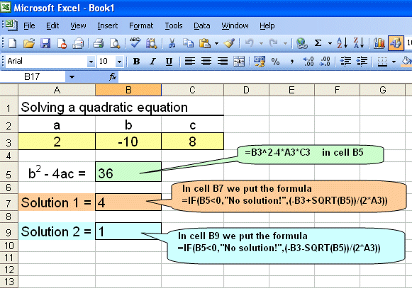 Write A C Program To Solve A Quadratic Equation